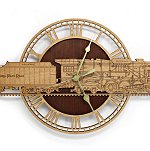 NKP Berkshire Locomotive<br>Railroad Wall Clock